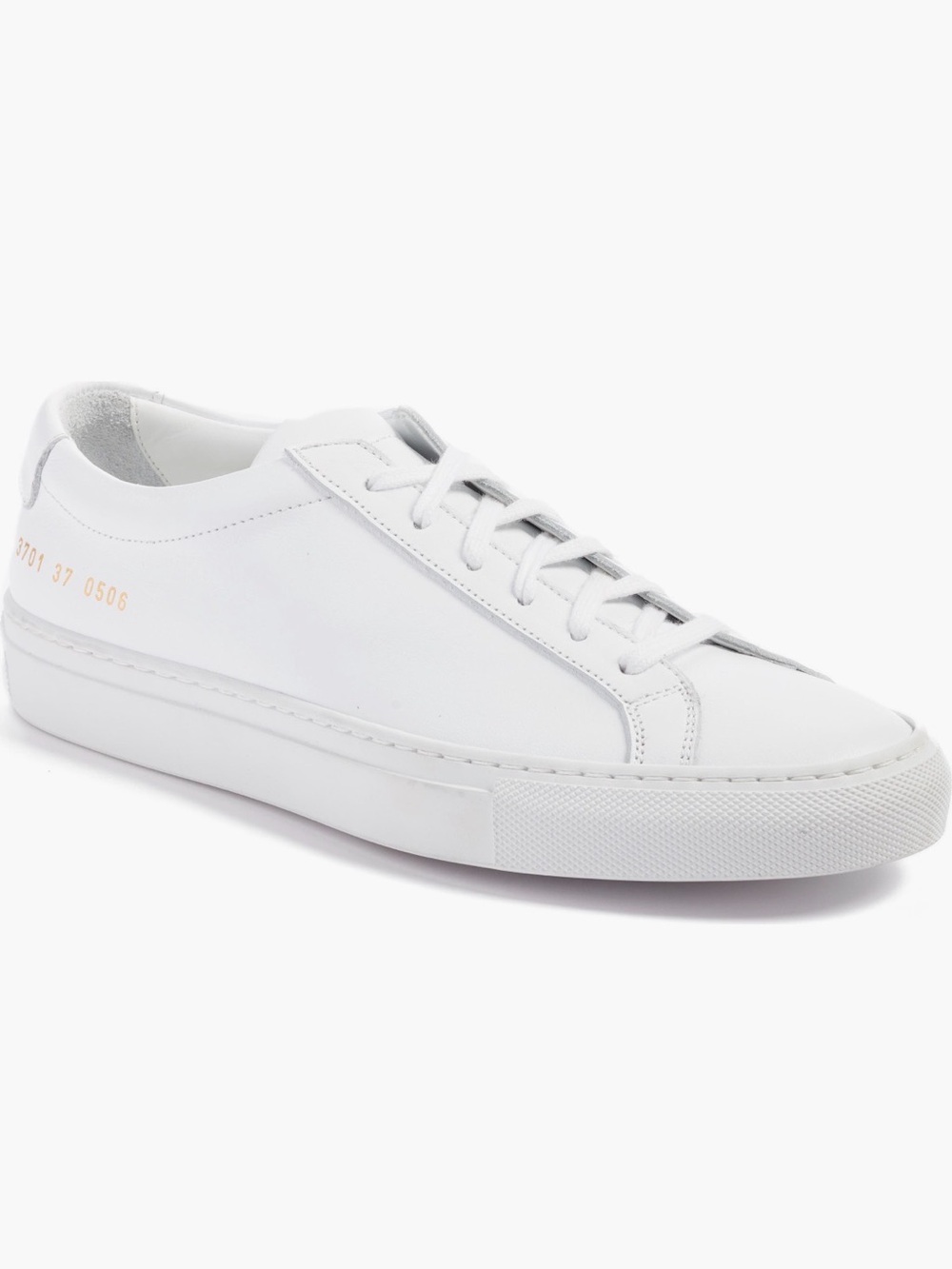 Women's Common Projects Original Achilles White Leather Sneakers size 6